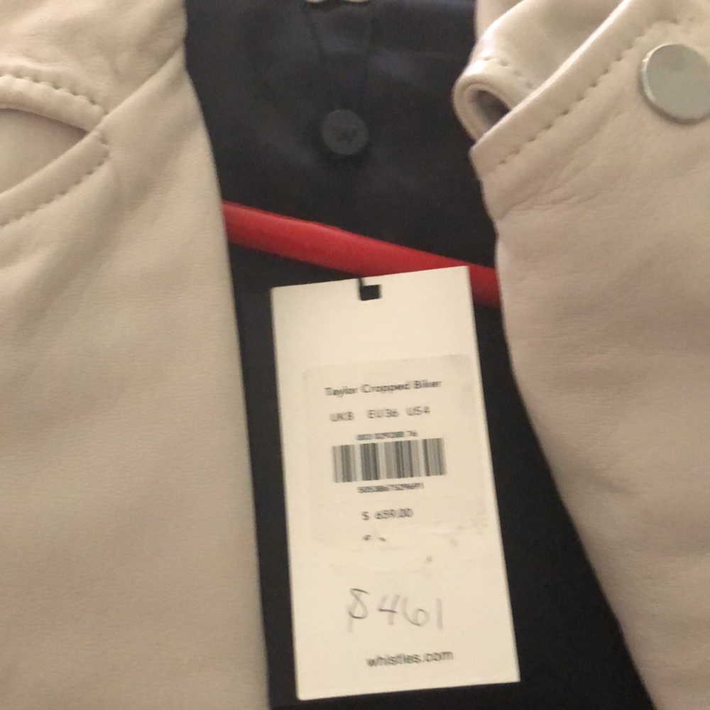 Whistles Leather Motto NWT - Picture 7 of 7